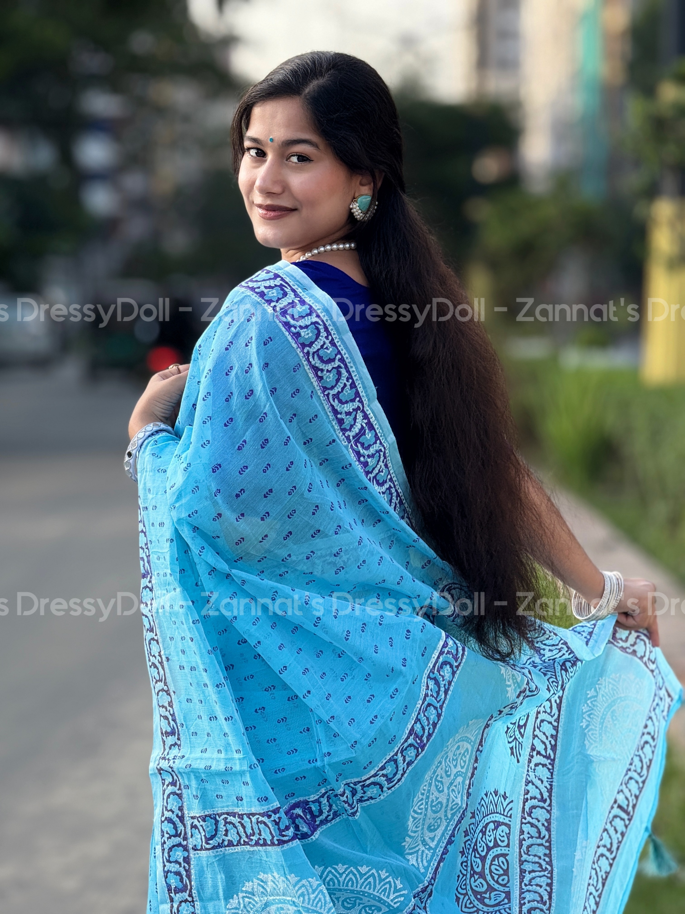 হাফসিল্ক শাড়ি
