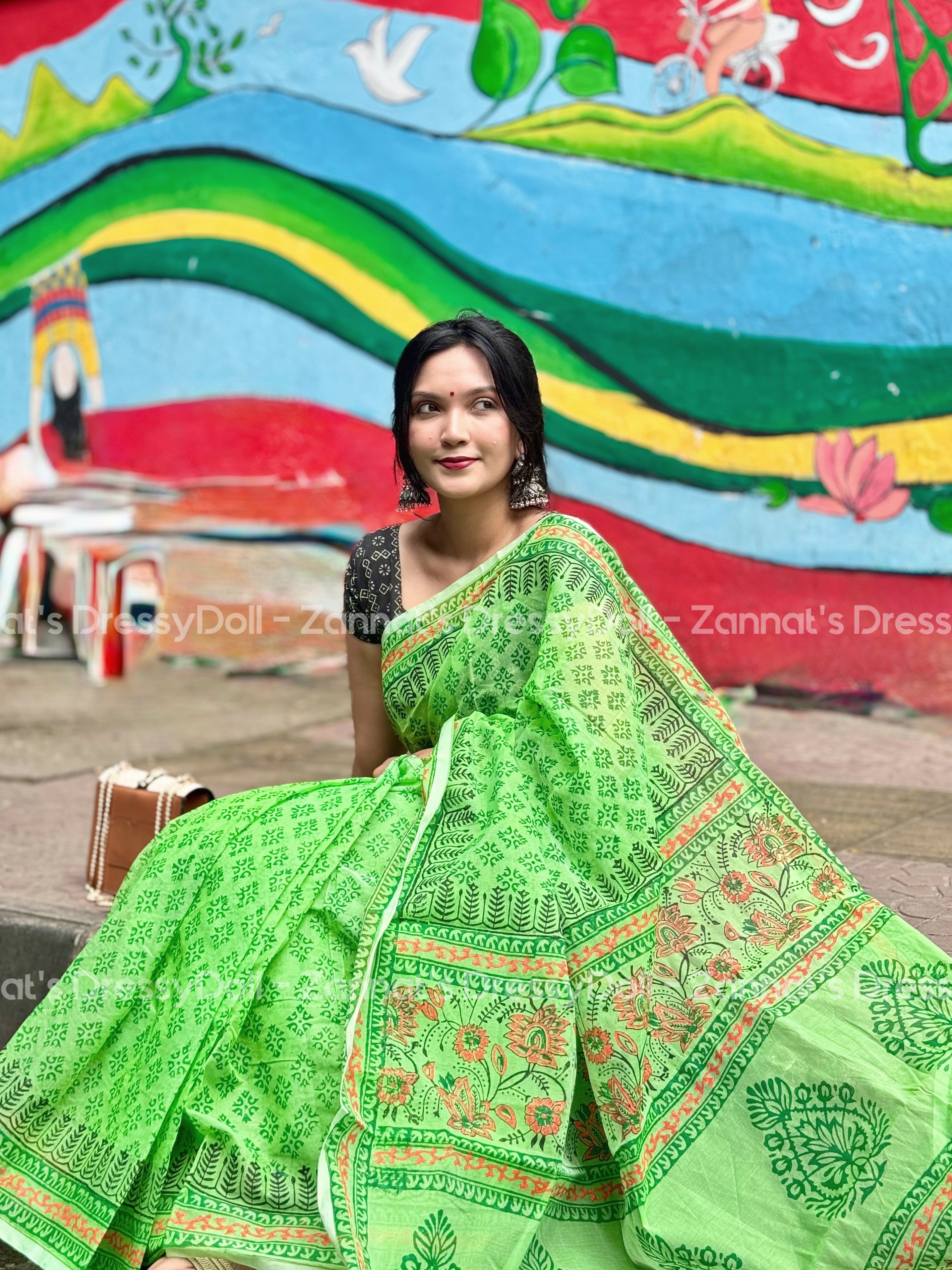 হাফসিল্ক শাড়ি