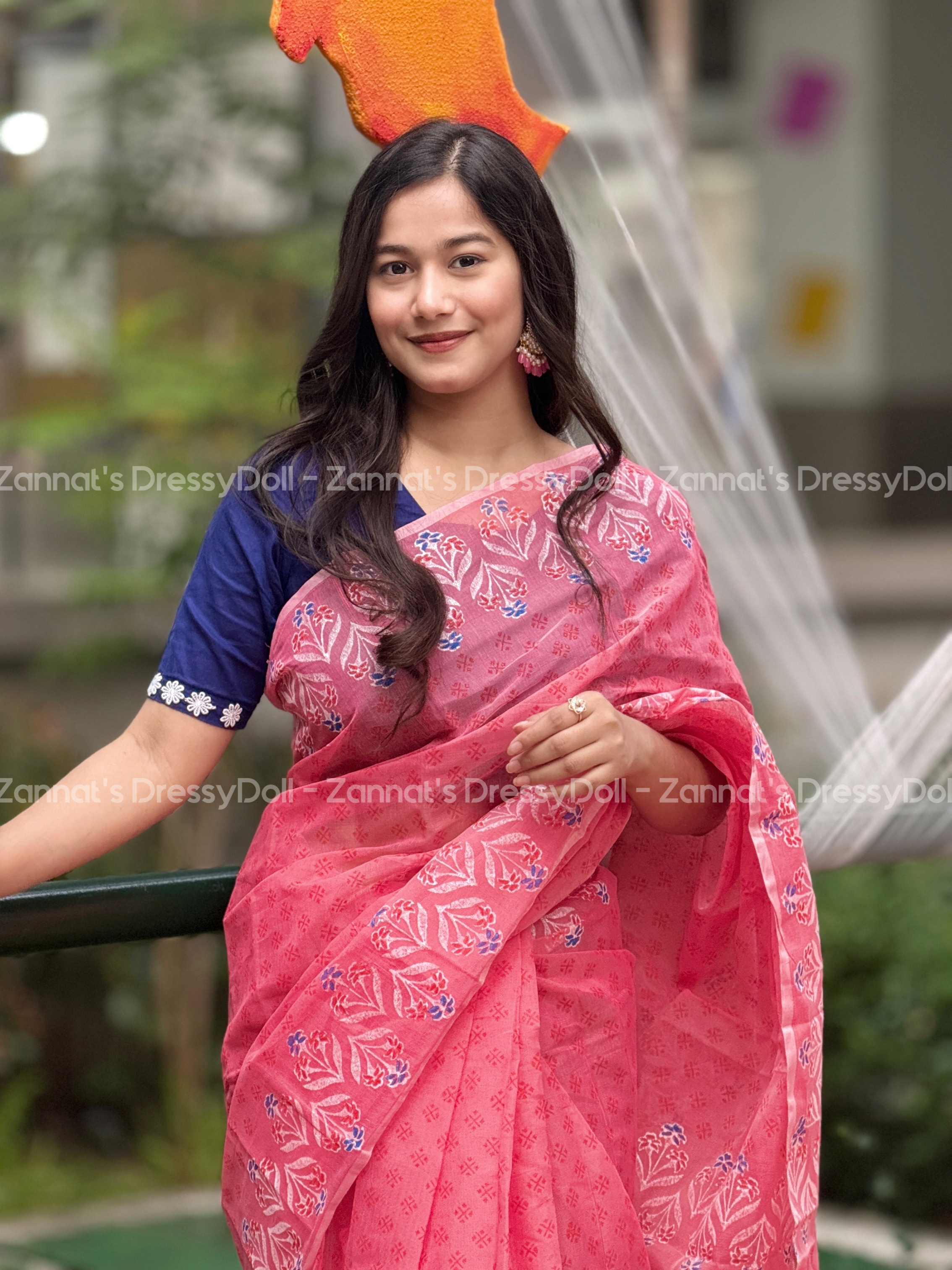হাফসিল্ক শাড়ি