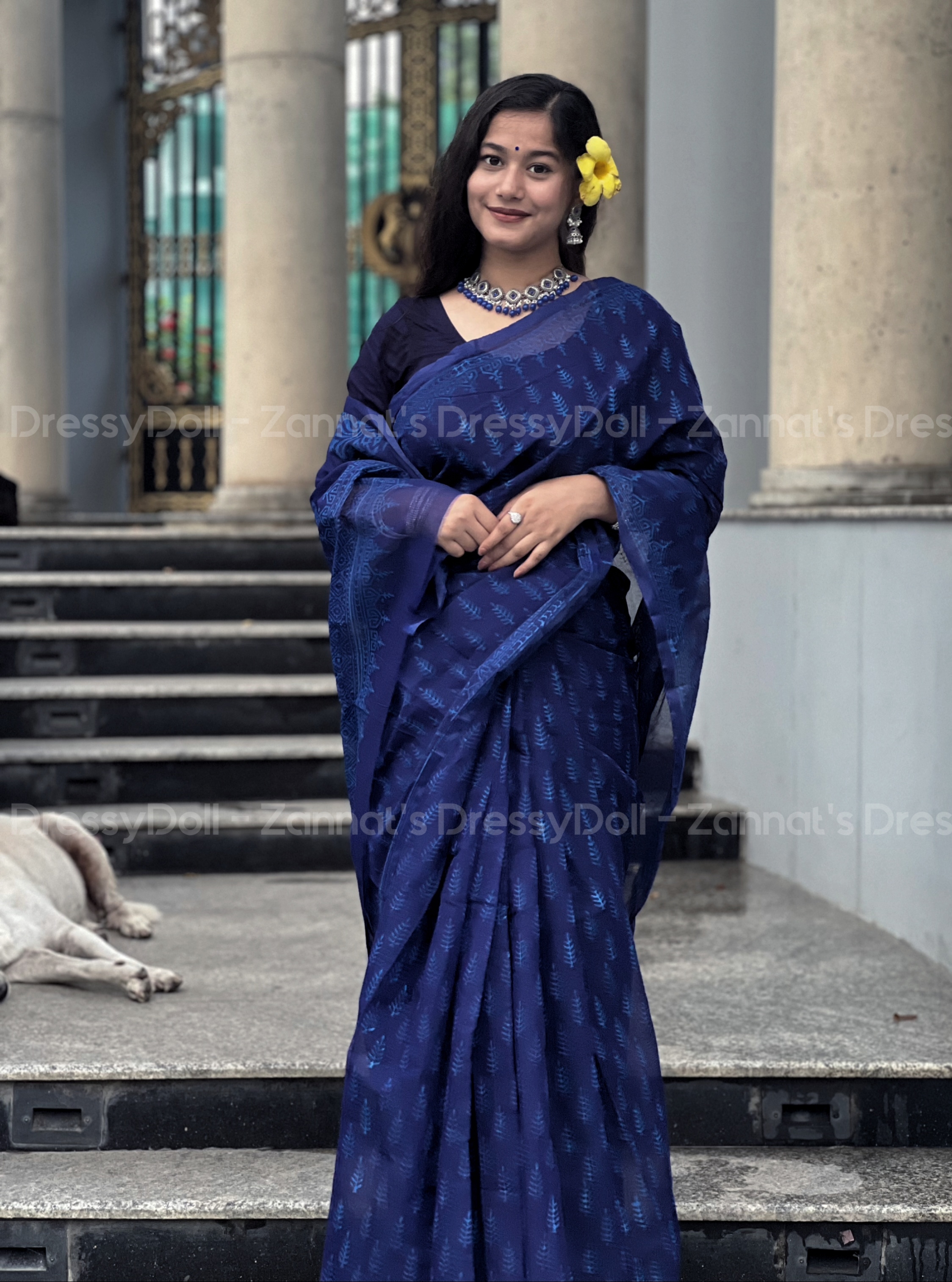 হাফসিল্ক শাড়ি