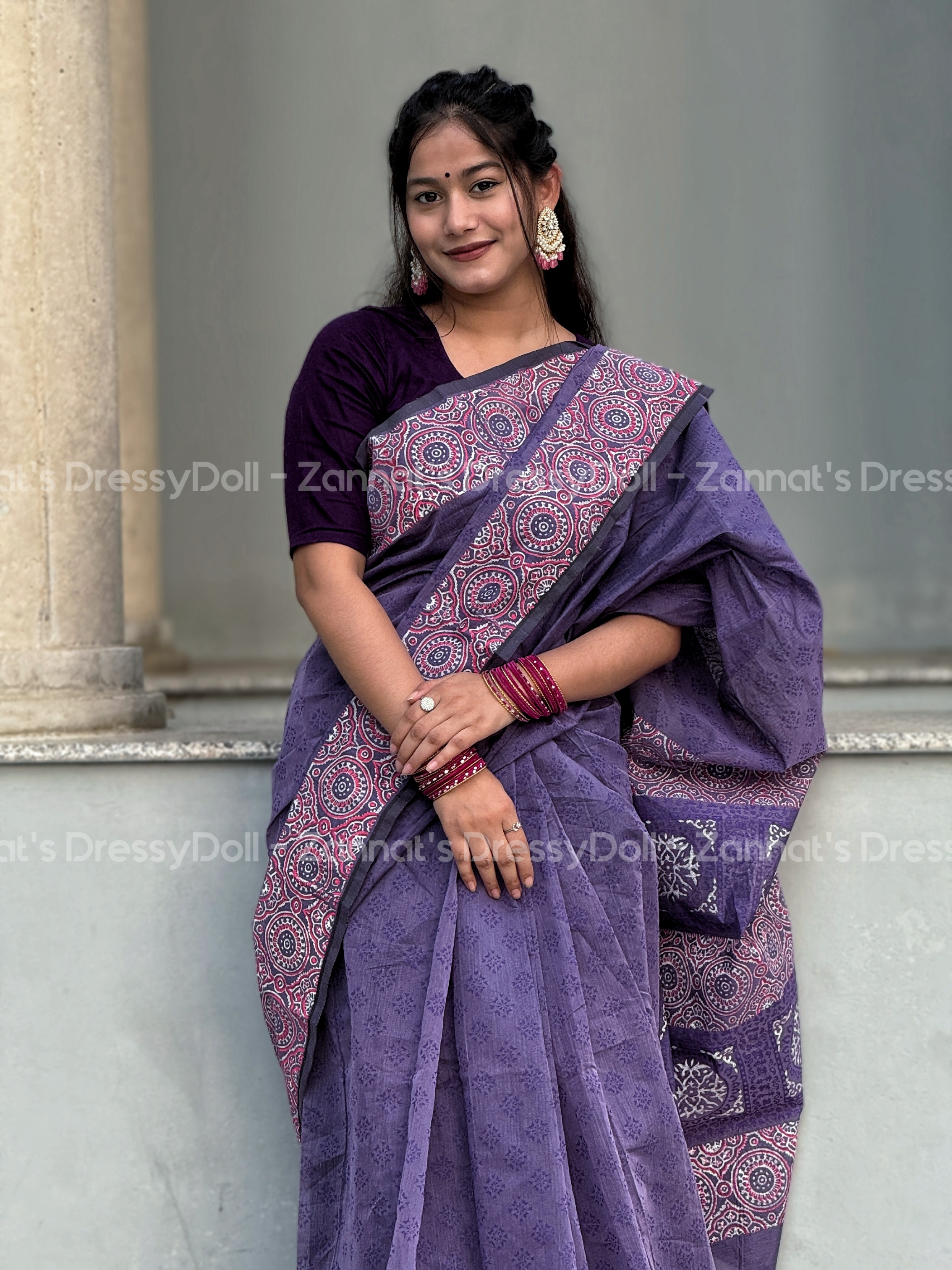 হাফসিল্ক শাড়ি