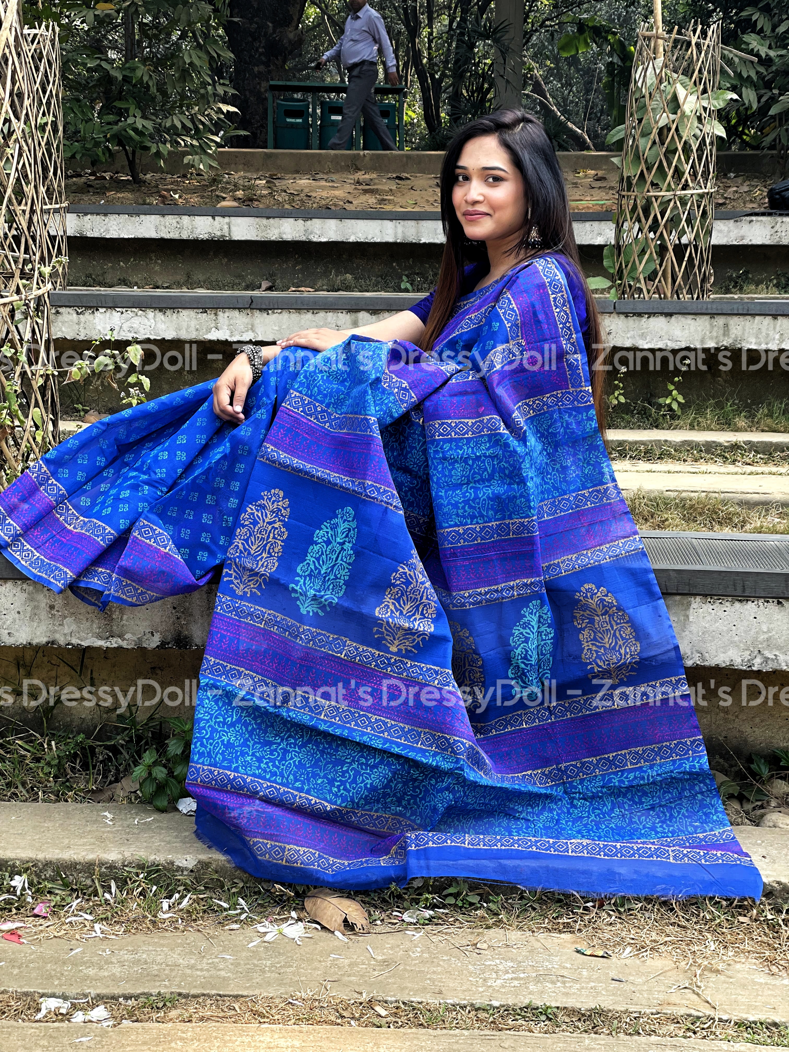 হাফসিল্ক শাড়ি