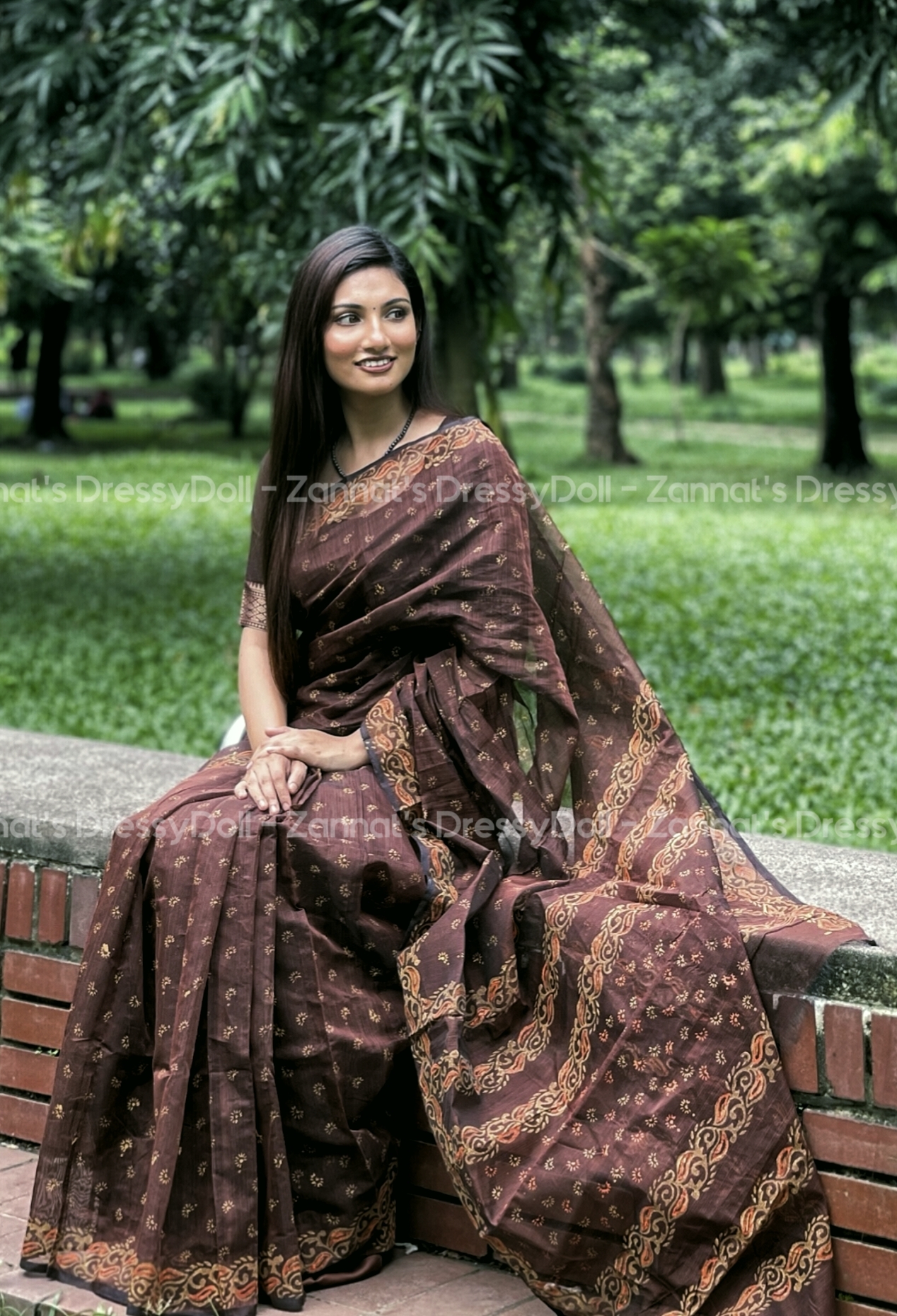হাফসিল্ক শাড়ি