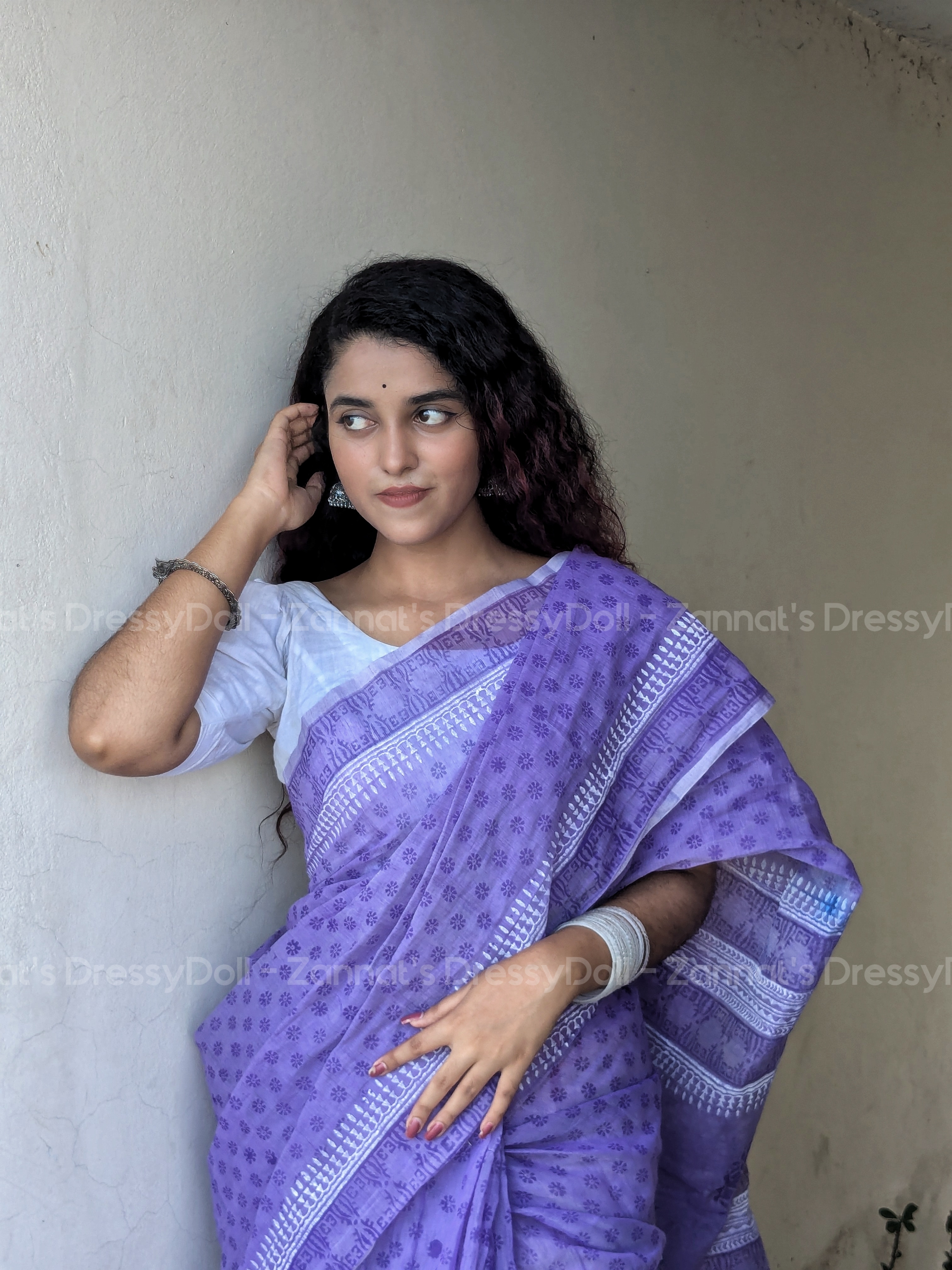 হাফসিল্ক শাড়ি
