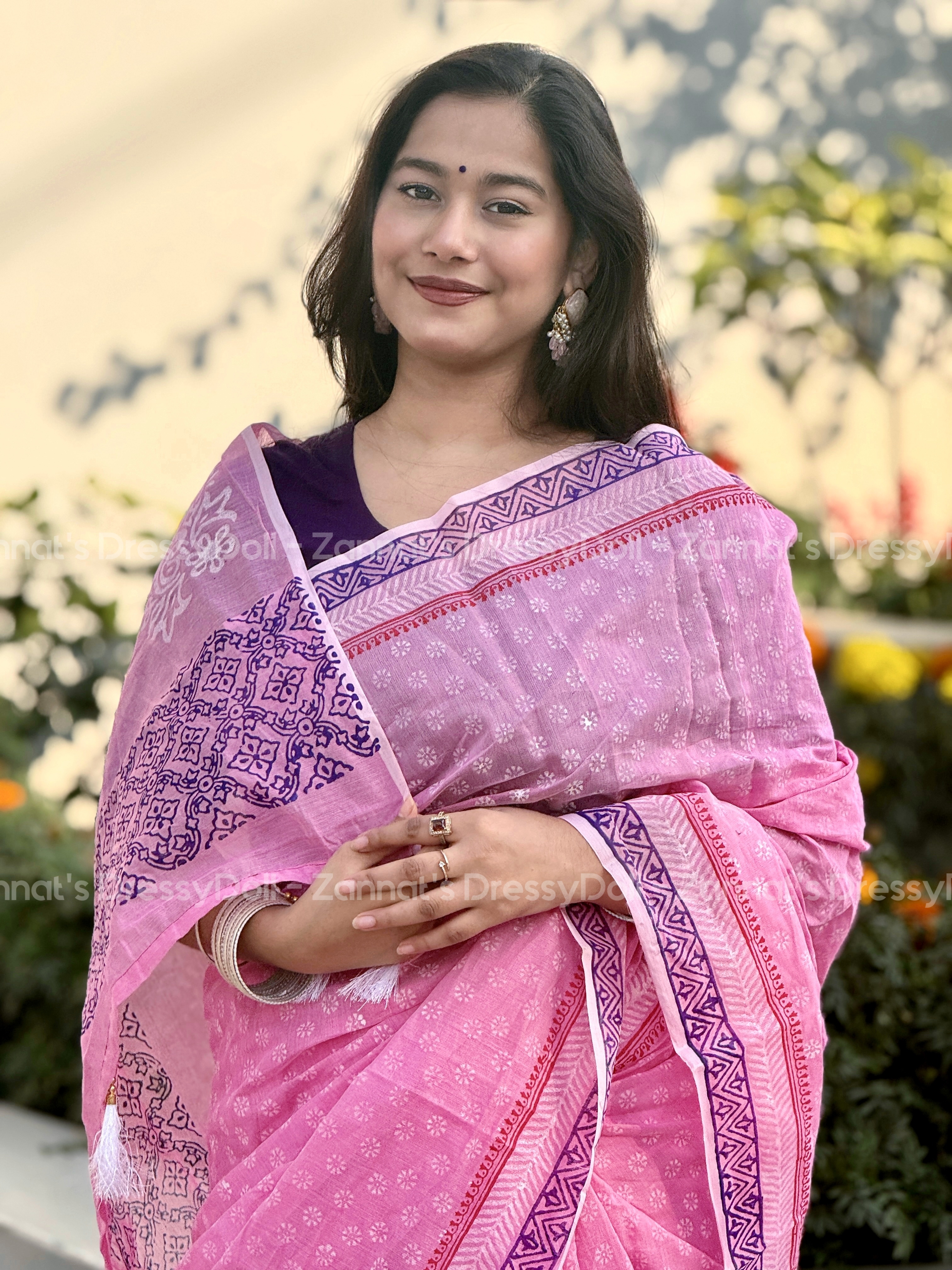 হাফসিল্ক শাড়ি